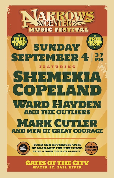 Narrows Center Music Festival ft. Shemekia Copeland, Ward Hayden and the Outliers and Mark Cutler and Men of Great Courage