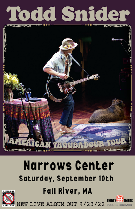 Todd Snider: The American Troubadour Tour