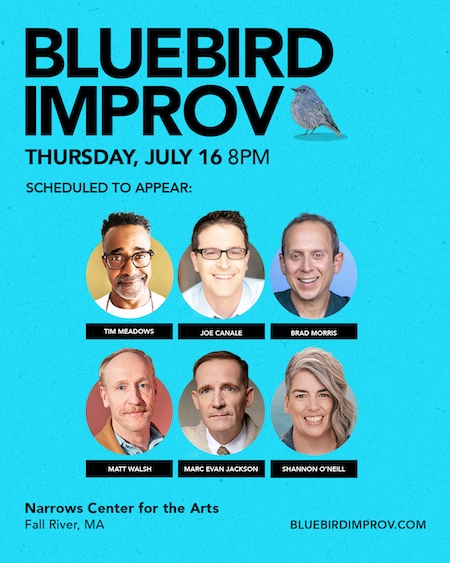 Bluebird Improv at Narrows Center for the Arts - Event poster