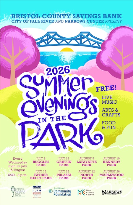 Summer Evenings in the Park: July 15 Father Kelly Park at Narrows Center for the Arts - Event poster